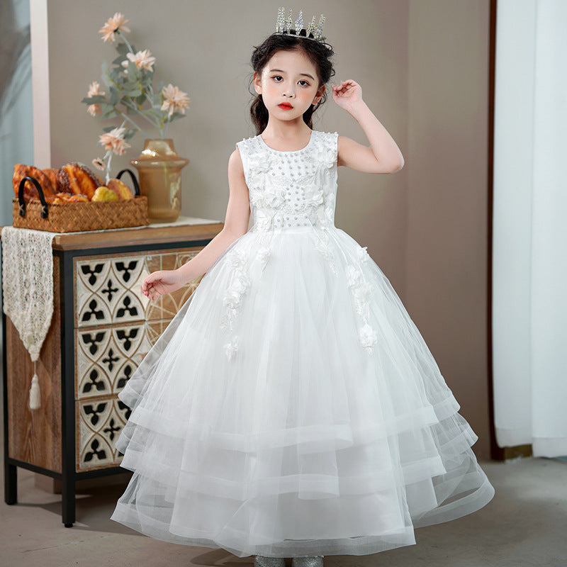 Kid Big Kid Girls Flower Dresses Wholesale 230413162