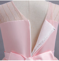 Load image into Gallery viewer, Kid Big Kid Girls Bow Dresses Wholesale 230413171
