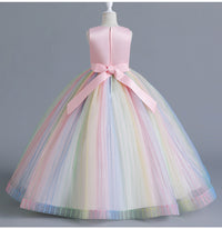 Load image into Gallery viewer, Kid Big Kid Girls Color-blocking Dresses Wholesale 230413175
