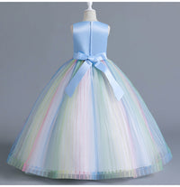 Load image into Gallery viewer, Kid Big Kid Girls Color-blocking Dresses Wholesale 230413175
