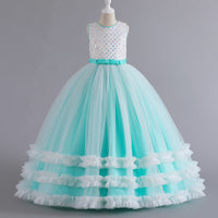 Load image into Gallery viewer, Kid Girls Color-blocking Lace Princess Dresses Wholesale 230413213
