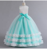 Load image into Gallery viewer, Kid Girls Color-blocking Lace Princess Dresses Wholesale 230413213
