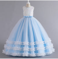 Load image into Gallery viewer, Kid Girls Color-blocking Lace Princess Dresses Wholesale 230413213
