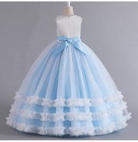Load image into Gallery viewer, Kid Girls Color-blocking Lace Princess Dresses Wholesale 230413213

