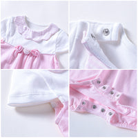 Load image into Gallery viewer, Baby Girls Color-blocking Rompers Wholesale 23041333
