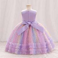 Load image into Gallery viewer, Kid Girls Color-blocking Dressy Princess Dresses Wholesale 230413350

