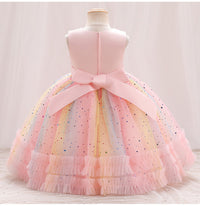 Load image into Gallery viewer, Kid Girls Color-blocking Dressy Princess Dresses Wholesale 230413350
