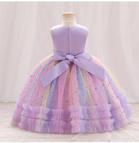 Load image into Gallery viewer, Kid Girls Color-blocking Dressy Princess Dresses Wholesale 230413350
