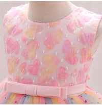 Load image into Gallery viewer, Kid Girls Color-blocking Dressy Princess Dresses Wholesale 230413350
