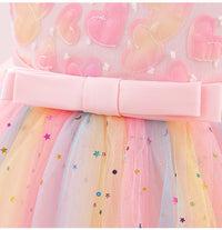 Load image into Gallery viewer, Kid Girls Color-blocking Dressy Princess Dresses Wholesale 230413350
