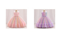 Load image into Gallery viewer, Kid Girls Color-blocking Dressy Princess Dresses Wholesale 230413350
