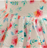 Load image into Gallery viewer, Baby Kid Girls Color-blocking Flower Print Dressy Princess Dresses Wholesale 230413351
