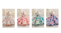 Load image into Gallery viewer, Baby Kid Girls Color-blocking Flower Print Dressy Princess Dresses Wholesale 230413351

