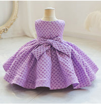 Load image into Gallery viewer, Baby Kid Girls Solid Color Dressy Princess Dresses Wholesale 230413352

