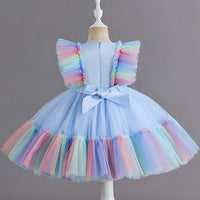 Load image into Gallery viewer, Baby Kid Girls Color-blocking Dressy Princess Dresses Wholesale 230413371
