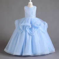 Load image into Gallery viewer, Kid Big Kid Girls Solid Color Dressy Princess Dresses Wholesale 230413375
