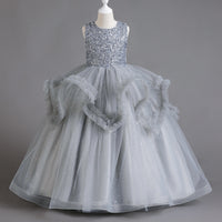 Load image into Gallery viewer, Kid Big Kid Girls Solid Color Dressy Princess Dresses Wholesale 230413375
