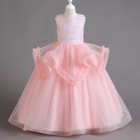 Load image into Gallery viewer, Kid Big Kid Girls Solid Color Dressy Princess Dresses Wholesale 230413375
