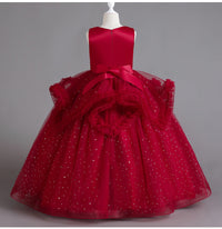 Load image into Gallery viewer, Kid Big Kid Girls Solid Color Dressy Princess Dresses Wholesale 230413375
