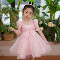 Load image into Gallery viewer, Baby Kid Girls Solid Color Love heart Dresses Wholesale 230413384

