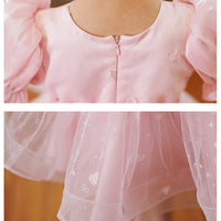 Load image into Gallery viewer, Baby Kid Girls Solid Color Love heart Dresses Wholesale 230413384
