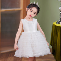 Load image into Gallery viewer, Kid Girls Solid Color Birthday Party Dresses Princess Dresses Wholesale 230413395
