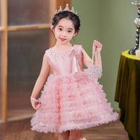 Load image into Gallery viewer, Kid Girls Solid Color Birthday Party Dresses Princess Dresses Wholesale 230413395
