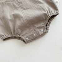 Load image into Gallery viewer, 2 Pieces Set Baby Unisex Solid Color T-Shirts Cartoon And Embroidered Rompers Wholesale 230413427
