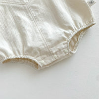 Load image into Gallery viewer, 2 Pieces Set Baby Unisex Solid Color T-Shirts Cartoon And Embroidered Rompers Wholesale 230413427
