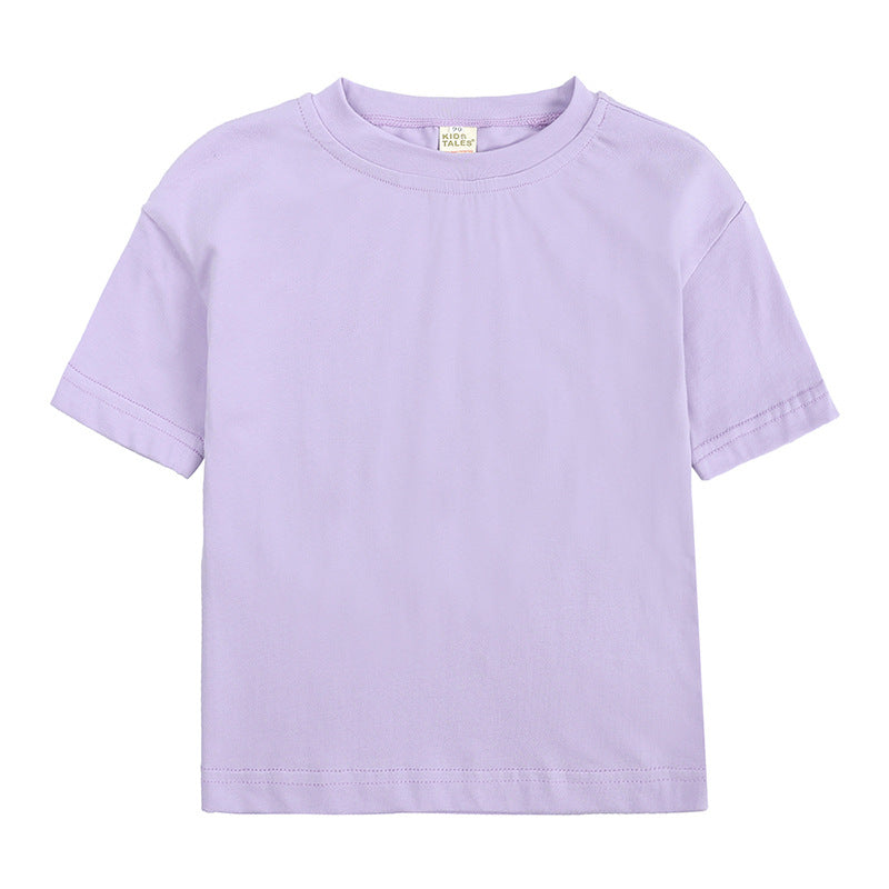 Baby Kid Unisex Solid Color T-Shirts Wholesale 230413438