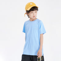 Load image into Gallery viewer, Kid Unisex Solid Color Letters Sports T-Shirts Wholesale 230413453
