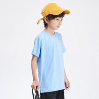 Load image into Gallery viewer, Kid Unisex Solid Color Letters Sports T-Shirts Wholesale 230413453
