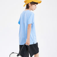 Load image into Gallery viewer, Kid Unisex Solid Color Letters Sports T-Shirts Wholesale 230413453
