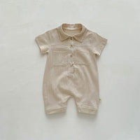 Load image into Gallery viewer, Baby Unisex Solid Color Rompers Wholesale 230413577

