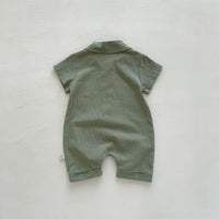 Load image into Gallery viewer, Baby Unisex Solid Color Rompers Wholesale 230413577
