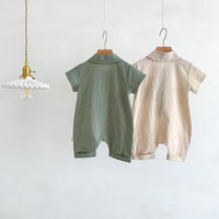 Load image into Gallery viewer, Baby Unisex Solid Color Rompers Wholesale 230413577
