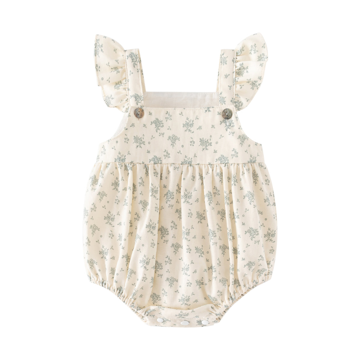 Baby Girls Flower Print Rompers Wholesale 230413578