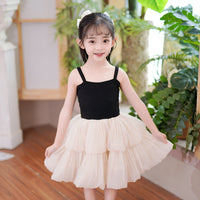 Load image into Gallery viewer, Baby Kid Girls Solid Color Color-blocking Dresses Wholesale 230413587
