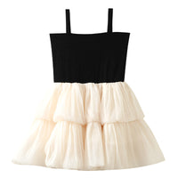 Load image into Gallery viewer, Baby Kid Girls Solid Color Color-blocking Dresses Wholesale 230413587
