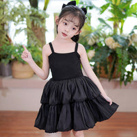 Load image into Gallery viewer, Baby Kid Girls Solid Color Color-blocking Dresses Wholesale 230413587
