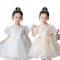 Load image into Gallery viewer, Kid Girls Solid Color Dressy Princess Dresses Wholesale 230413606
