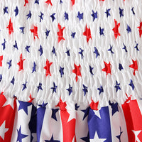 Load image into Gallery viewer, Baby Kid Girls Star Print Independence Day Dresses Wholesale 23053102
