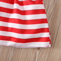 Load image into Gallery viewer, Baby Kid Girls Star Print Independence Day Dresses Wholesale 23053102
