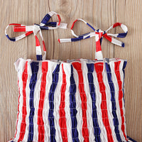 Load image into Gallery viewer, Baby Kid Girls Star Print Independence Day Dresses Wholesale 23053102
