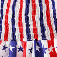 Load image into Gallery viewer, Baby Kid Girls Star Print Independence Day Dresses Wholesale 23053102
