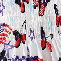 Load image into Gallery viewer, Baby Kid Girls Star Print Independence Day Dresses Wholesale 23053102
