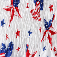 Load image into Gallery viewer, Baby Kid Girls Star Print Independence Day Dresses Wholesale 23053102
