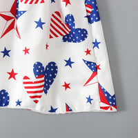 Load image into Gallery viewer, Baby Kid Girls Star Print Independence Day Dresses Wholesale 23053102
