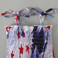 Load image into Gallery viewer, Baby Kid Girls Star Print Independence Day Dresses Wholesale 23053102
