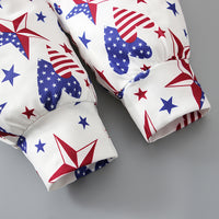 Load image into Gallery viewer, Baby Kid Girls Star Print Independence Day Jumpsuits Wholesale 23053103
